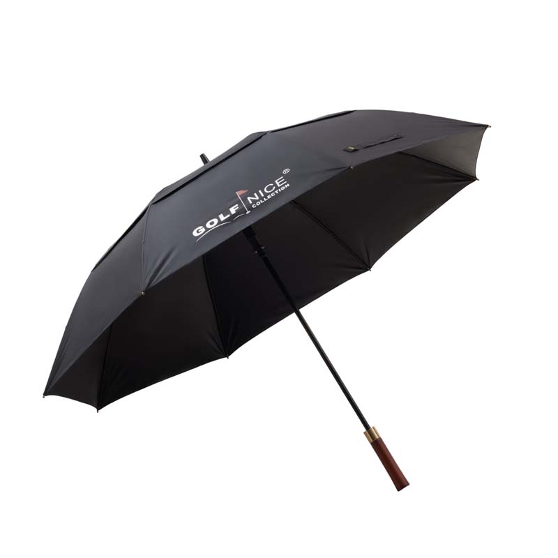 Golfnice高爾夫黑色雙層傘